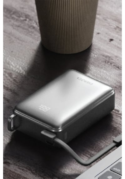 Compac Ultra67 20.000 Mah 2 Adet 67w Type-c Ve 18w Usb Ekstra 100w Kablolu Hızlı Şarj Powerbank Koyu Gri