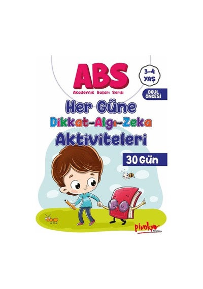 Abs 3-4 Yaş Her Güne Dikkat-algı-zeka Aktiviteleri 30 Gün