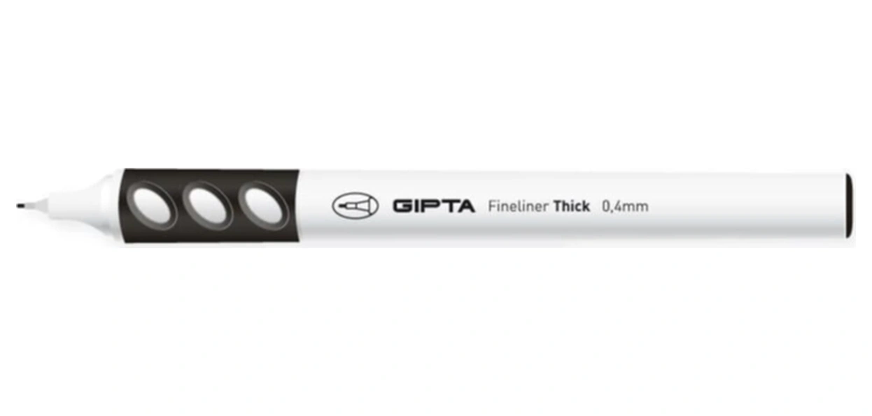 Fineliner Thick 0.4 Mm Siyah Kalem