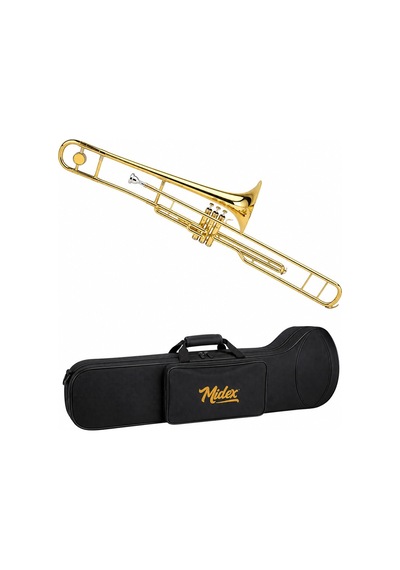 Midex Pistonlu Trombon Bb (Si Bemol) Nota Sehpası ve Telefon Tutuculu Set