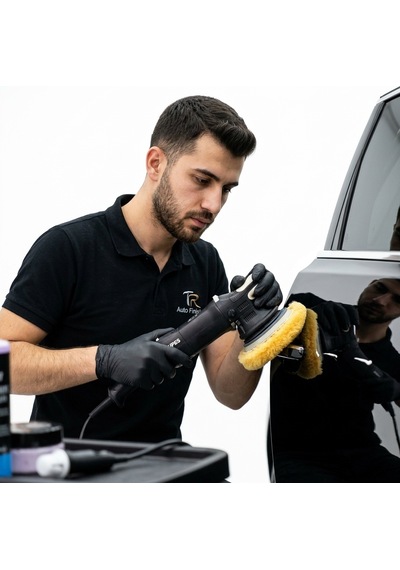 Performans Seri %100 Doğal Kuzu Postu Polisaj Keçesi 115 Mm Sarı
