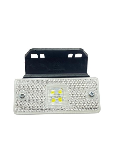 24v Yan Park Lambası Dorse Side Marker Beyaz 4 Ledli E Belgeli