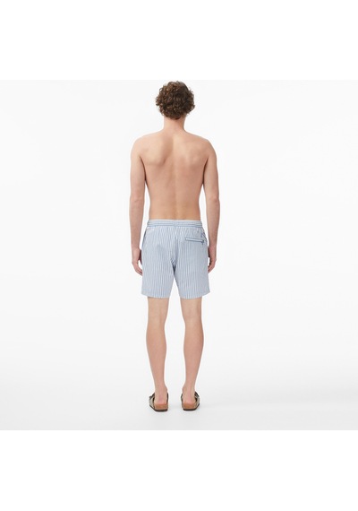 Nautica Erkek Mavi Regular Fit Çizgili Deniz Şortuçizgilit65540t