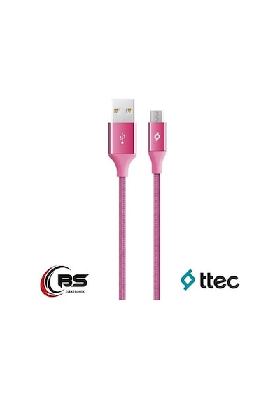Ttec Micro Usb Şarj Kablosu Hızlı Şarz Destekli 1.2 Metre