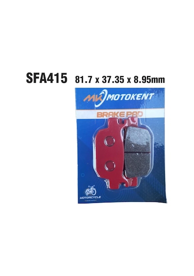 Mondial Buccaneer 250i - Nevada Arka Fren Disk Balatası Sfa415 A Kalite