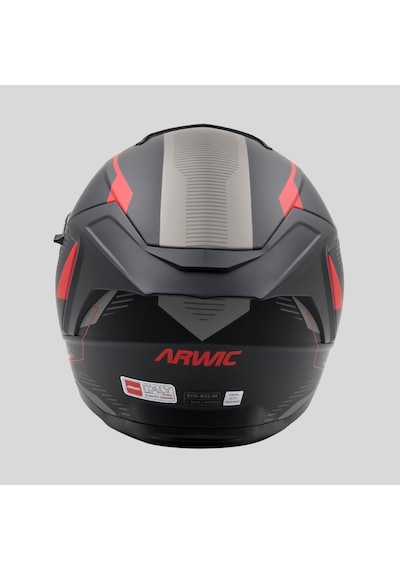 Arwic AR950 Torino Çene Açılır Ece-R 22.06 Motosiklet Kaskı Siyah