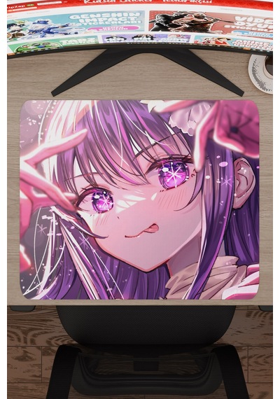 Oshi No Ko Anime V1 - 48x40 Xl Gaming Kauçuk Kaymaz Taban Mouse Pad Fare Altlığı