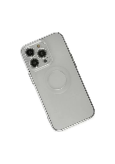 Newface  Apple  Uyumlu iPhone 13 Pro Kılıf Santa Lens Silikon - Şeffaf