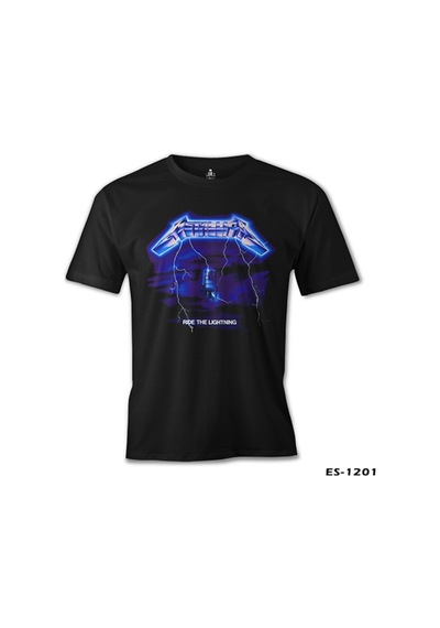 Metallica - Ride The Lightning Siyah Erkek Tshirt