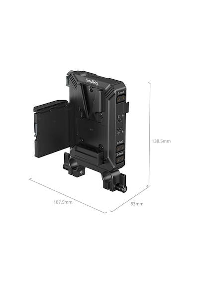 Smallrig 5226 V-mount Pil Montaj Plakası Kiti 15 Mm Lws Rob Borulu