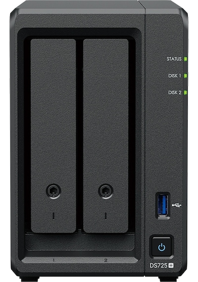 Synology 2diskli Ryzen 1600-12gb Ram-2.5gbe Nas Server Ds725 Plus 9662