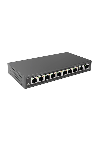 Ruijie 10 Port 110 W 8 Port Poe REYEE RG - ES 110D - P GIGABIT 2X - UPLINK Yönetilemez Switch