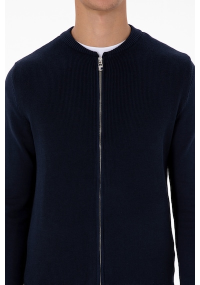 U.s. Polo Assn. Erkek Lacivert Hırka Triko 50313721-vr033 Lacivert