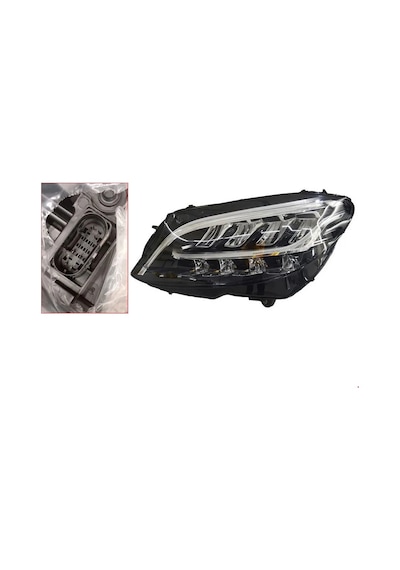 Mercedes - Ön Far Led Sol 6 Pin W205 2019-