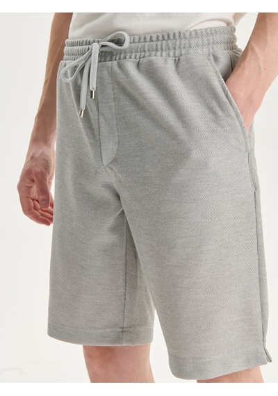 Lcw Vision Gri Slim Fit Erkek Şort