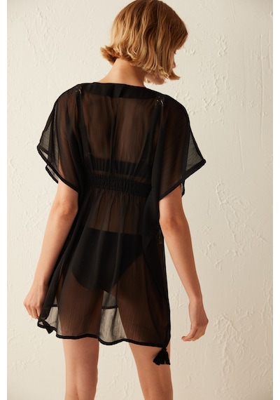 Penti Siyah Basic Kaftan Plyk7c8322ıy-bk5 Siyah