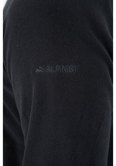 Alpinist Motus Tam Fermuarlı Polar Siyah
