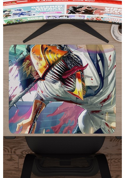Chainsaw Man Anime V2 - 48x40 Xl Gaming Kauçuk Kaymaz Taban Mouse Pad Fare Altlığı