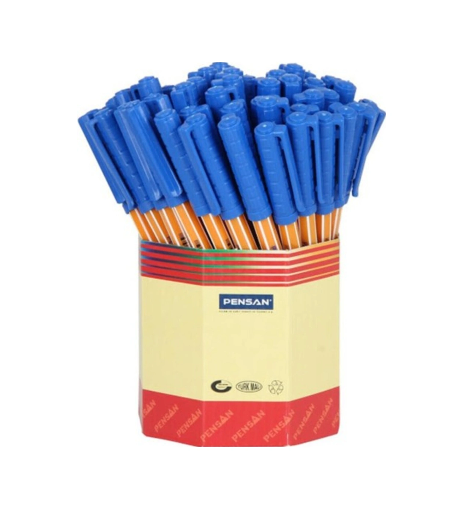Offıcepen 1010 Tükenmez Kalem Mavi 60'li 1 Mm Nocolor-c1f3ef17