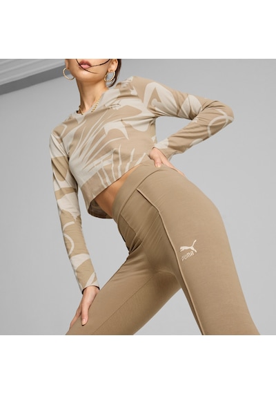 Puma Classıcs Kadın Bol Paça Tayt 626624 67 Bej