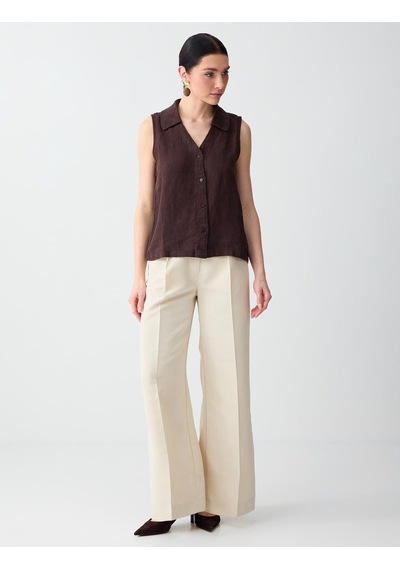 Jimmy Key Taş Rahat Kesim Normal Bel Dokuma Gabardin Pantolon 6sw185600928