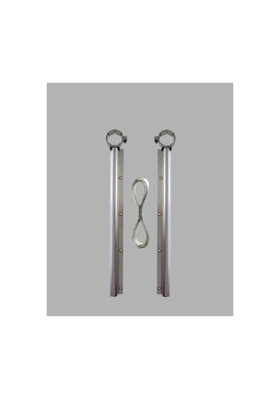 Kare Küpeşte Uyumlu Balkon Çamaşır Askısı 25x60 Cm Beyaz Pratik - Azoono5224-6629 Renkli Renkli