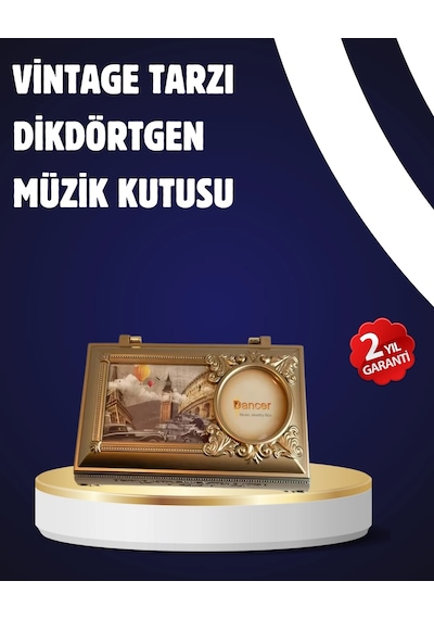 Piyano Tasarım Müzik Kutusu Balerin Figürü Ve Takı Bölmeli Diğer