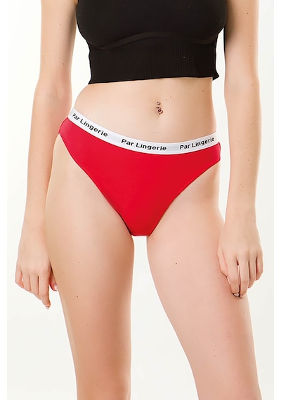 Parlingerie Yılbaşı 3lü Kutulu Slip Külot Seti Kırmızı