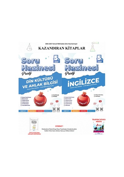 Nartest 5. Sınıf Din İngilizce Soru Bankası 2 Kitap Seti