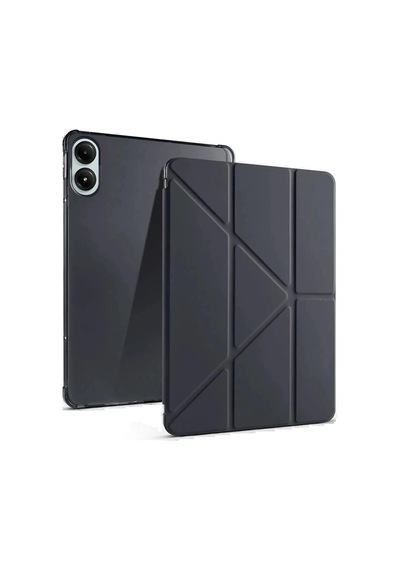 Xiaomi Redmi Pad Pro 12.1 Kılıf Kalemlikli Mars Tablet Kılıfı - Siyah Tablet Kılıfı