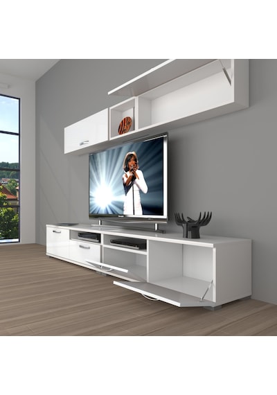 Decoraktiv Eko 5200 Slm Tv Ünitesi Tv Sehpası Beyaz