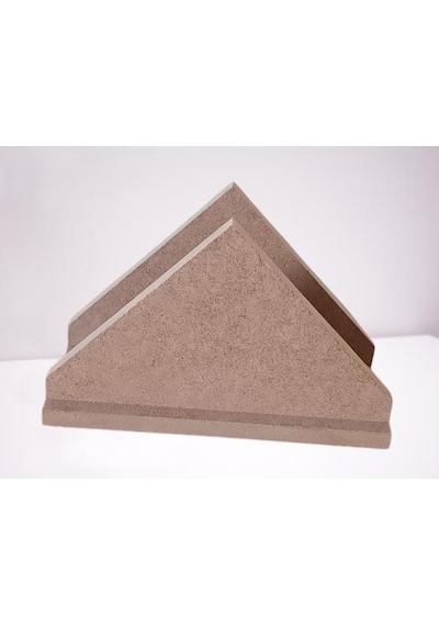 1448bng90260hobi Adn Dekoratif Peçetelik Üçgen Ahşap Mdf Ham Cnc Kesim Model El Yapım
