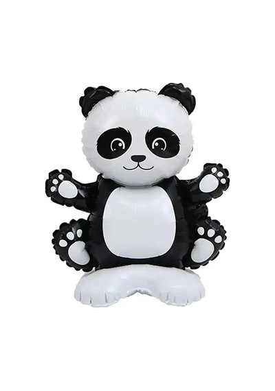 Safari Panda Figür Ayaklı Folyo Balon 48 50 Cm