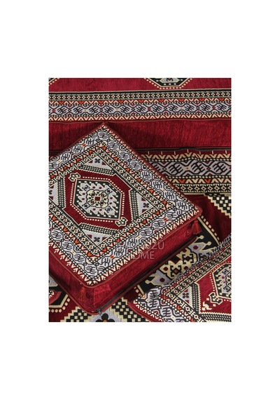 Şark Köşesi Takımı 20 Cm Minder Kalınlığı Bordo Yahyalı Modeli