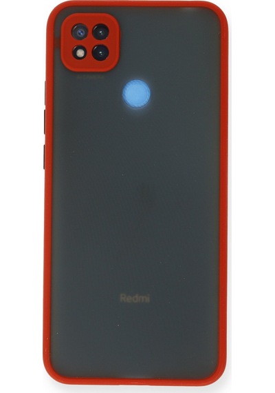 Xiaomi Redmi 9c Uyumlu Kılıf Montreal Silikon Kapak - Kırmızı