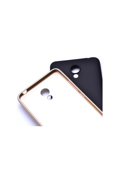 Meizu M6 Kılıf Zore Premier Silikon Kapak Gold