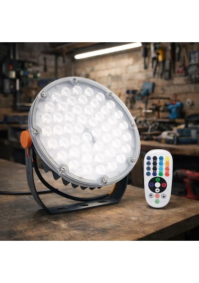 Ack At62-35092 50w Rgb Yuvarlak Projektör