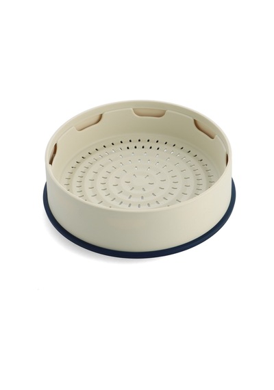 Greenpan Steamy Krem 24 Cm Buharda Pişirici 24 Cm Tencerelerle Uyumlu Üst Üste Kullanılabilir