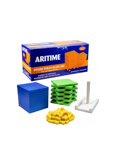 Arıtime. Onluk Taban Blokları. Renkli Bloklar Matematik Materyali