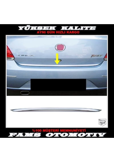 Fiat Linea Krom Bagaj Alt Çıtası 2007-2012 Arası P. Çelik