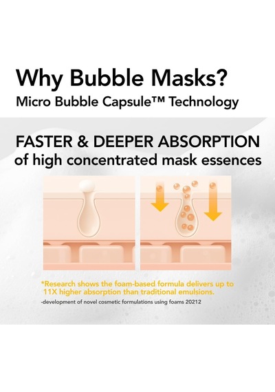 Bright 30 Seconds Quick Bubble Maske