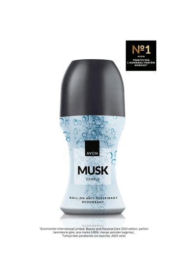 Musk Exhale Roll On 50 Ml. Üçlü Paket