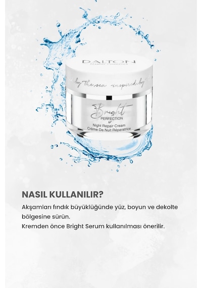 Lekeli Ciltler Için Niasinamid/hyaluronik Asit Içeren Bright Perfection Anti Aging Gece Kremi - 130391950