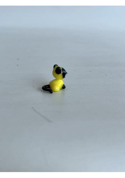 El Yapımı Mini Murano Cam Kedi Biblo A116-03