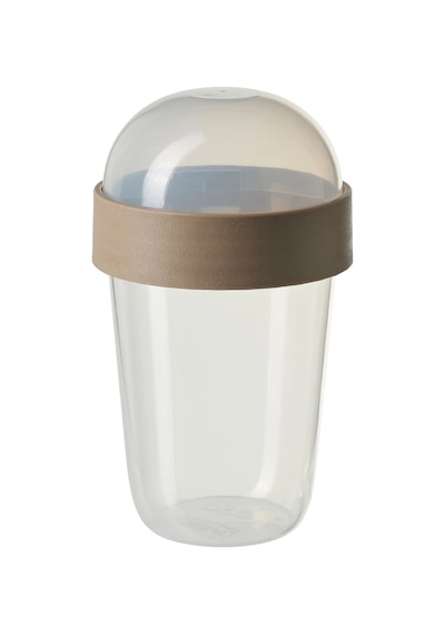 Ikea Splıtterny Atıştırmalık Kabı 300 Ml 14 Cm Şeffaf Kahverengi Şeffaf - Kahverengi