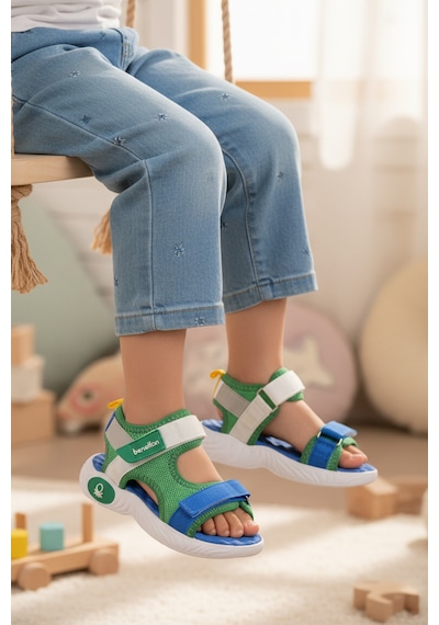 United Colors Of Benetton Bn-1406 P Yeşil Çocuk Sandalet
