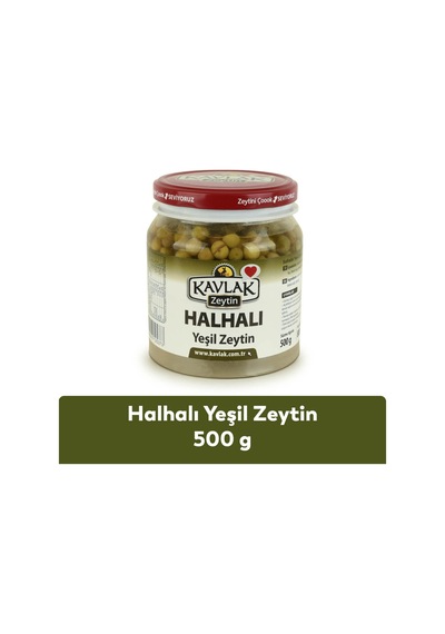 Halhalı Yeşil Zeytin 500 Gr