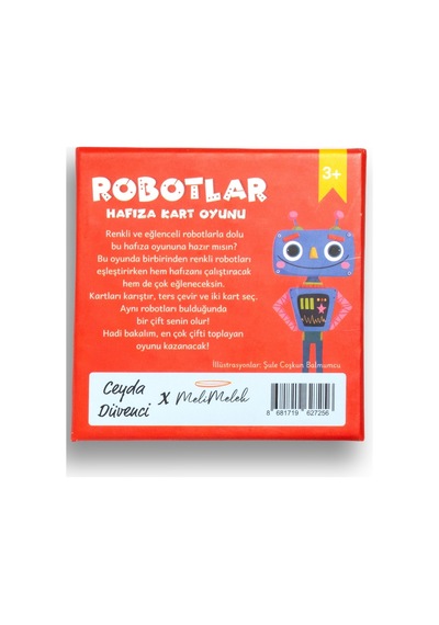 Melimelek Robotlar Hafıza Kart Oyunu