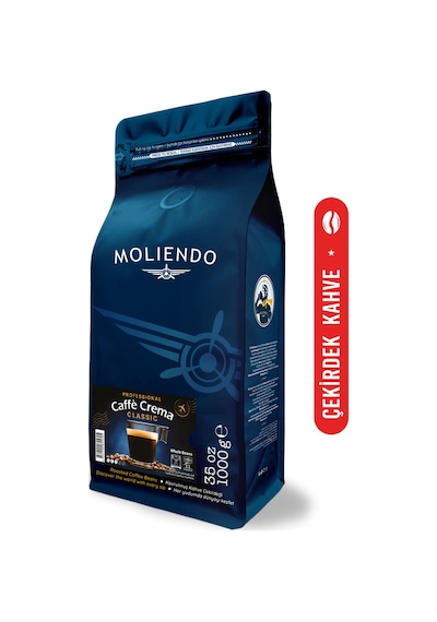 Moliendo Professional Caffe Crema Classic Çekirdek Kahve 1 KG