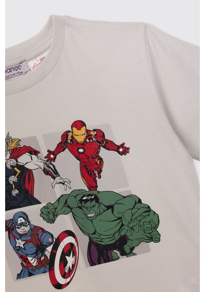 Panço Erkek Çocuk Gri Pijama Takımı 2611bk39005